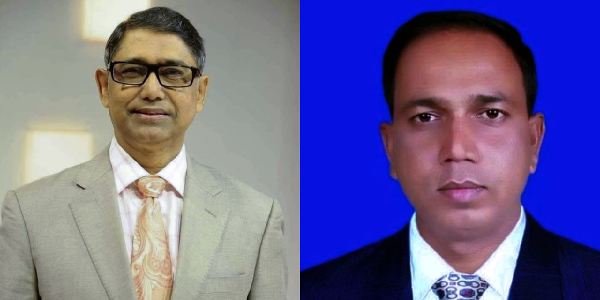 টাঙ্গাইল ৮ আসনের বিএনপি মনোনীত সংসদ সদস্য প্রার্থী কেন্দ্রীয় কমিটির ভাইস চেয়ারম্যান আহমেদ আযম খান (বায়ে) ও টাঙ্গাইলের সখীপুর পৌর বিএনপির সভাপতি নাসির উদ্দিন (ডানে)।