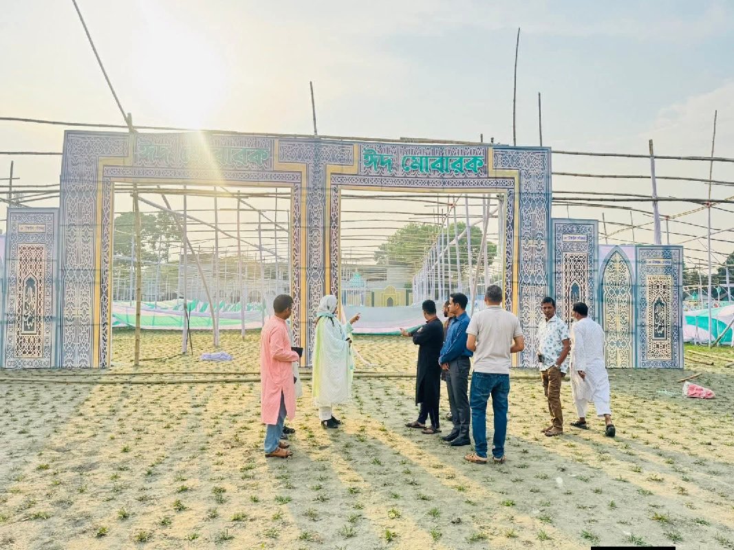 আসন্ন ঈদ-উল-ফিতর উপলক্ষে টাঙ্গাইলে কেন্দ্রীয় ঈদ জামাতকে ঘিরে জোর প্রস্তুতি