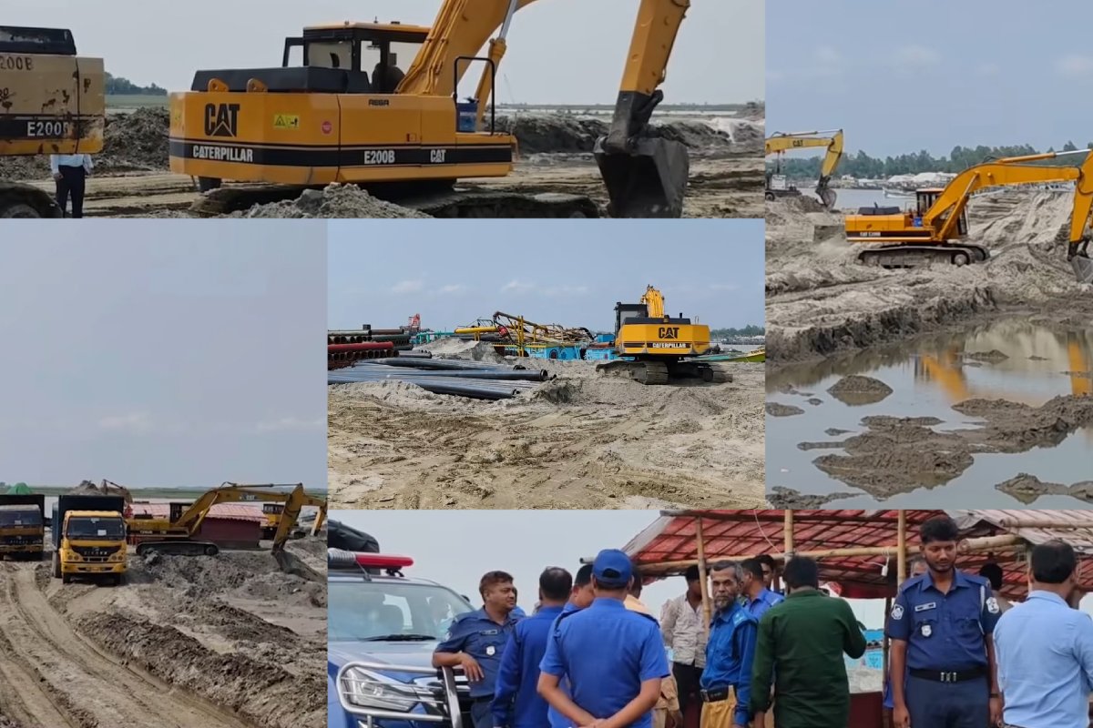 ভূঞাপুরে যমুনা নদীর চর কাটায় প্রশাসনের কঠোর অভিযান: কারাদণ্ড, চার লাখ টাকা জরিমানা ও ভারী যন্ত্রপাতি জব্দ