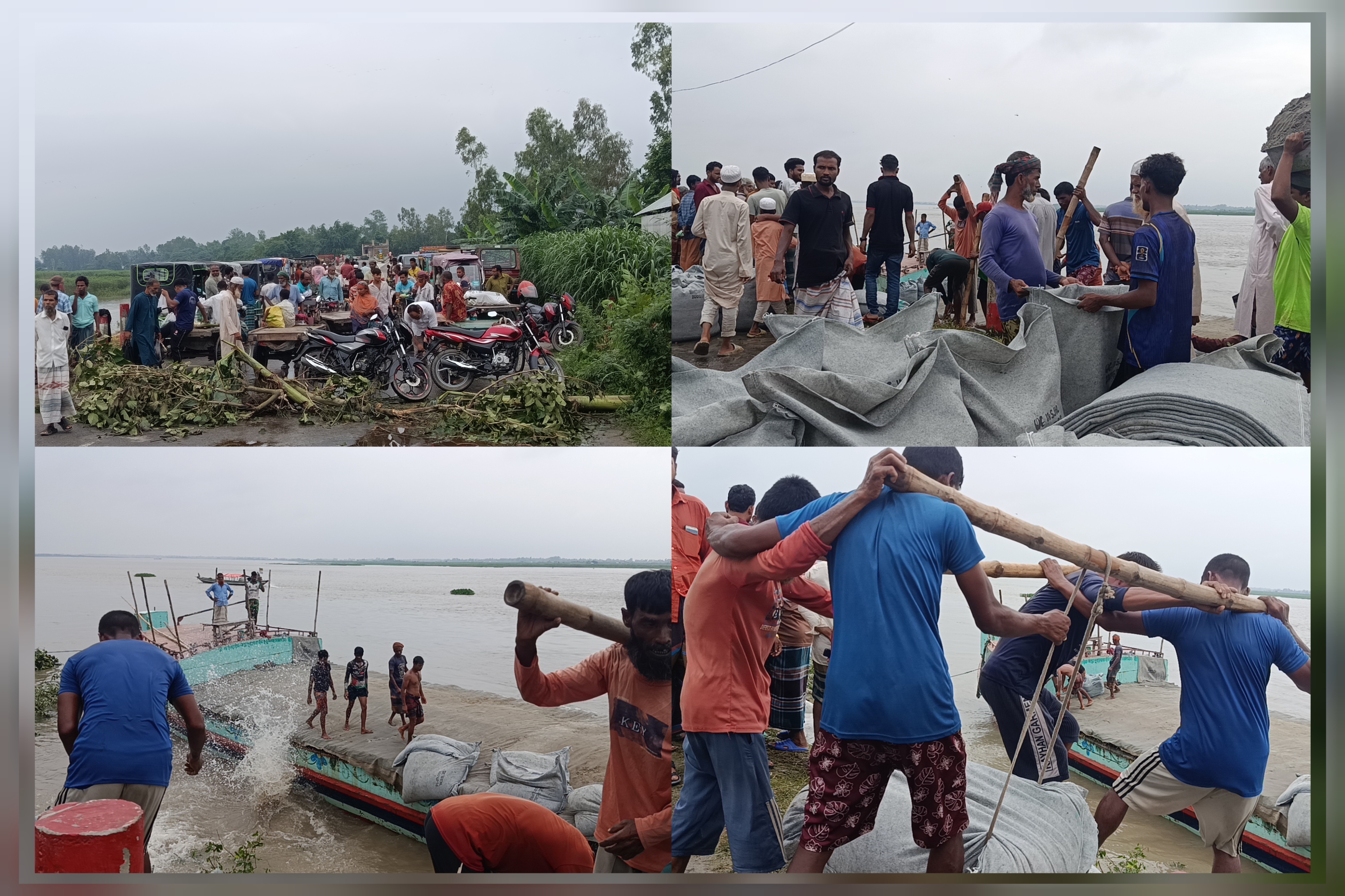 ঢাকা-তারাকান্দি মহাসড়কের একাংশ যমুনাগর্ভে রাতভর তদারকিতে পিন্টু, চরম আতঙ্ক ও দুর্ভোগে এলাকাবাসী