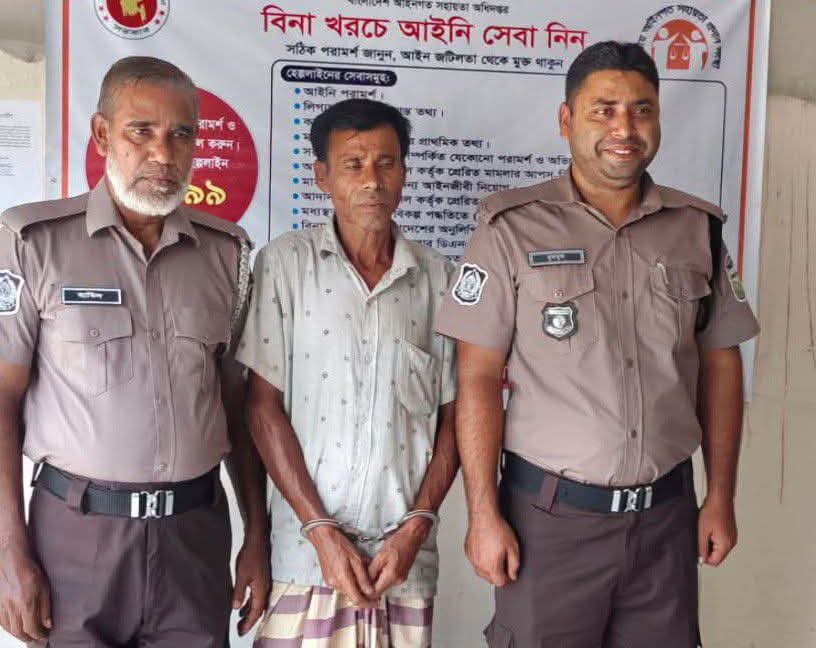 সরিষাবাড়ীতে ৭ বছরের শিশুকে ধর্ষণের অভিযোগ, ৪৫ বছর বয়সী ব্যক্তি গ্রেফতার।