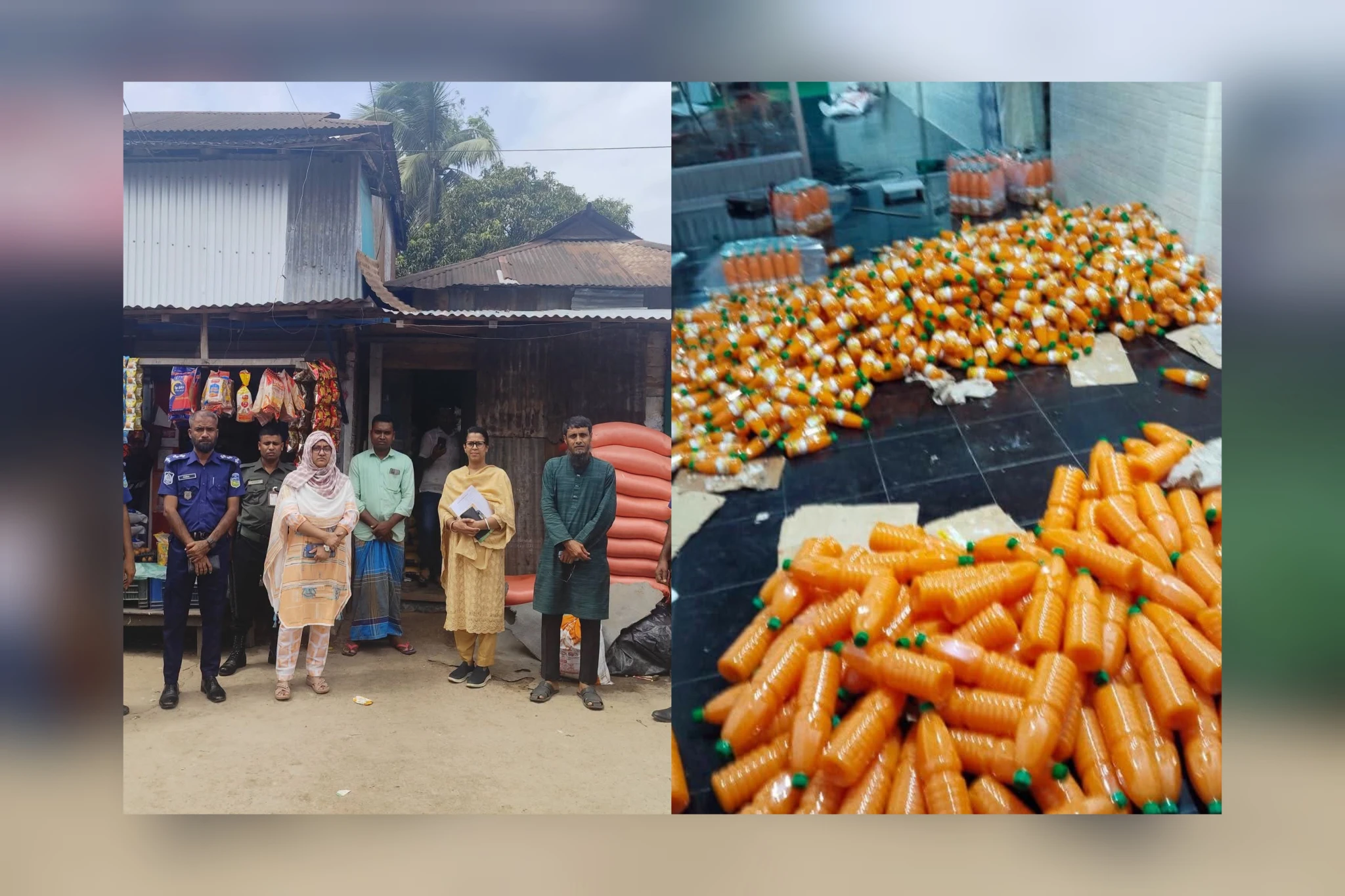 ময়মনসিংহে নিরাপদ খাদ্য ও অবৈধ সার মজুদের বিরুদ্ধে অভিযান