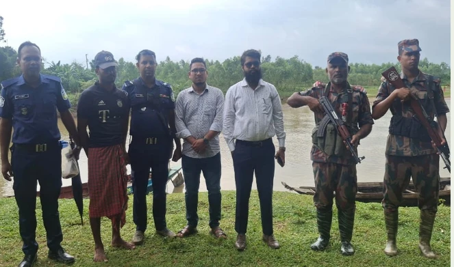 কলমাকান্দায় ৩৯ বালুবাহী নৌকা জব্দ, যুবকের ১৫ দিনের কারাদণ্ড
