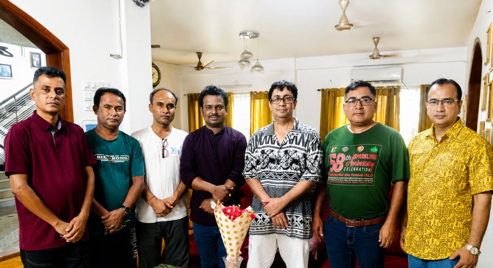 বাংলাদেশ বৌদ্ধ যুব পরিষদের চেয়ারম্যান চিন্ময় বড়ুয়া রিন্টুর সঙ্গে বিনয়বাঁশী শিল্পীগোষ্ঠীর নেতৃবৃন্দের সৌজন্য সাক্ষাৎ