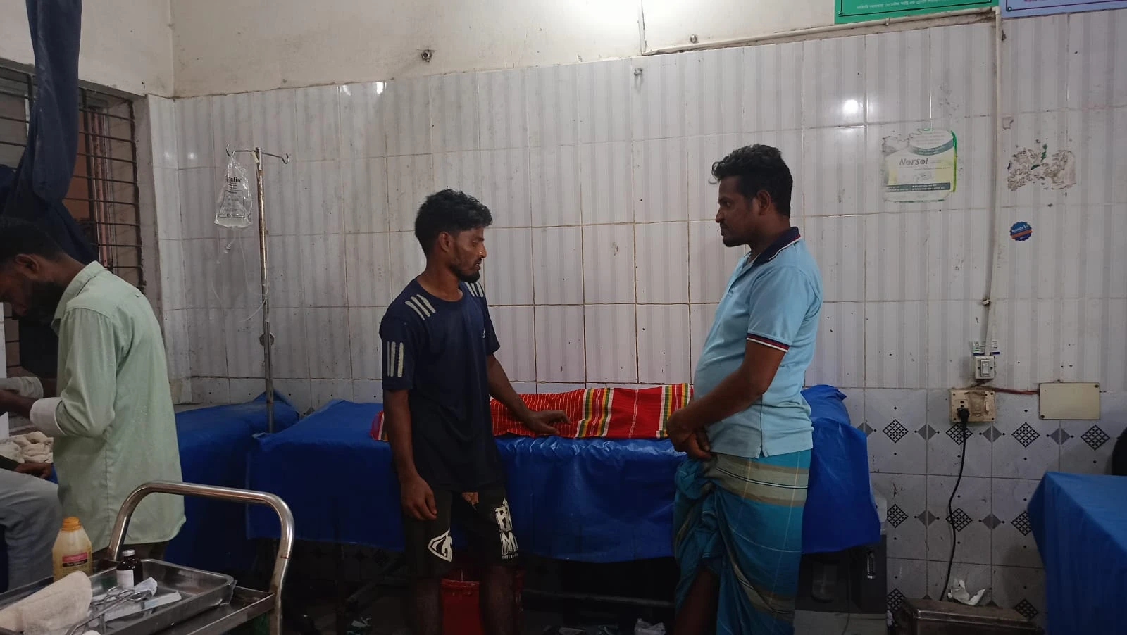 মায়ের চোখের আড়ালে পুকুরে ডুবে গেল ৪ বছরের নুশাদ