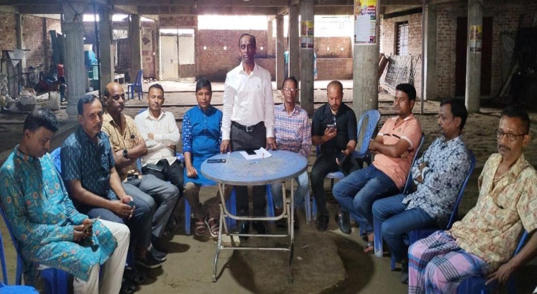 বাংলাদেশ জাতীয়তাবাদি আর্দশের হিন্দু বৌদ্ধ খ্রিস্টান কল্যাণ ফ্রন্ট সুনামঞ্জ জেলা শাখার মতবিনিময় সভা অনুষ্ঠিত